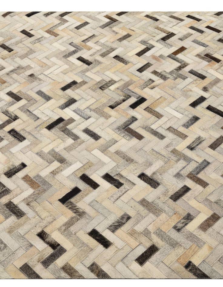 Detail image of  4' 8 x 6' 7 Cowhide Rug