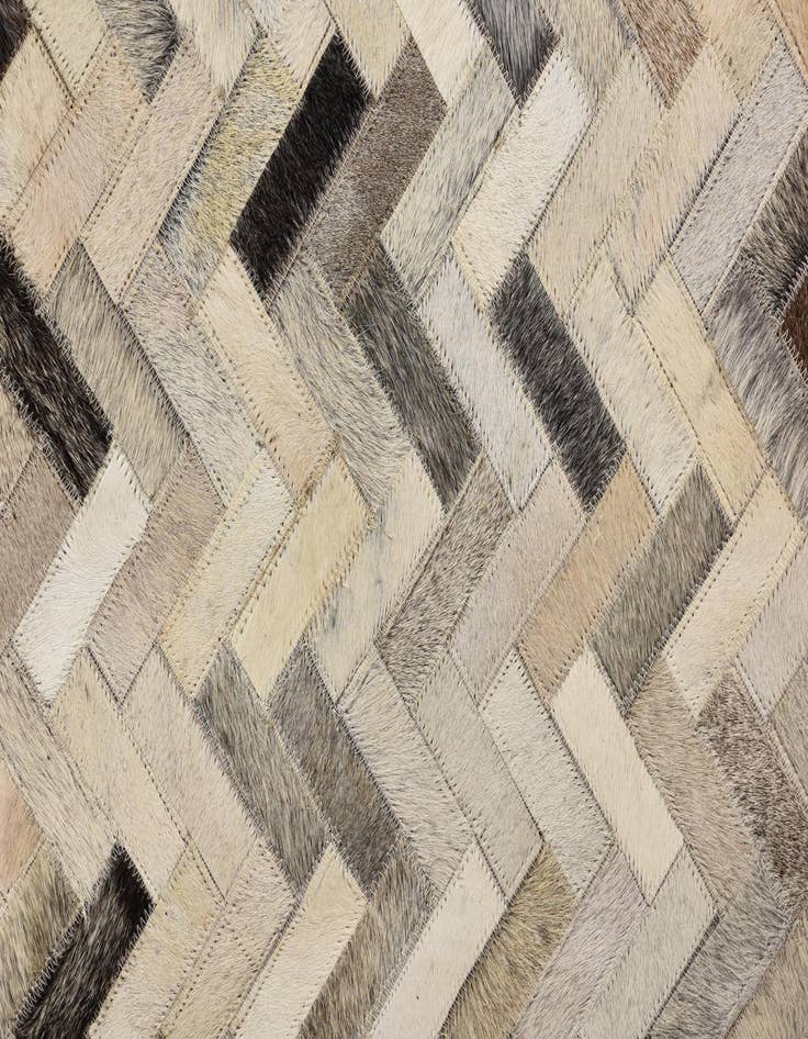 Detail image of  4' 8 x 6' 7 Cowhide Rug