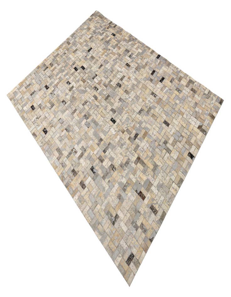 Detail image of  4' 9 x 6' 6 Cowhide Rug