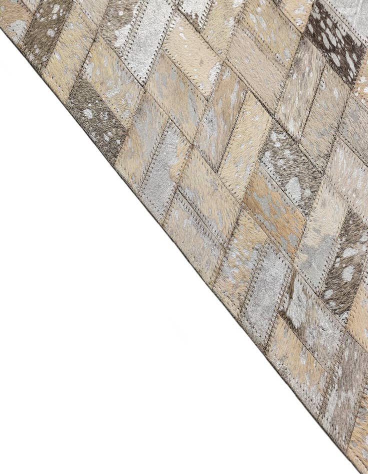 Detail image of  4' 9 x 6' 6 Cowhide Rug