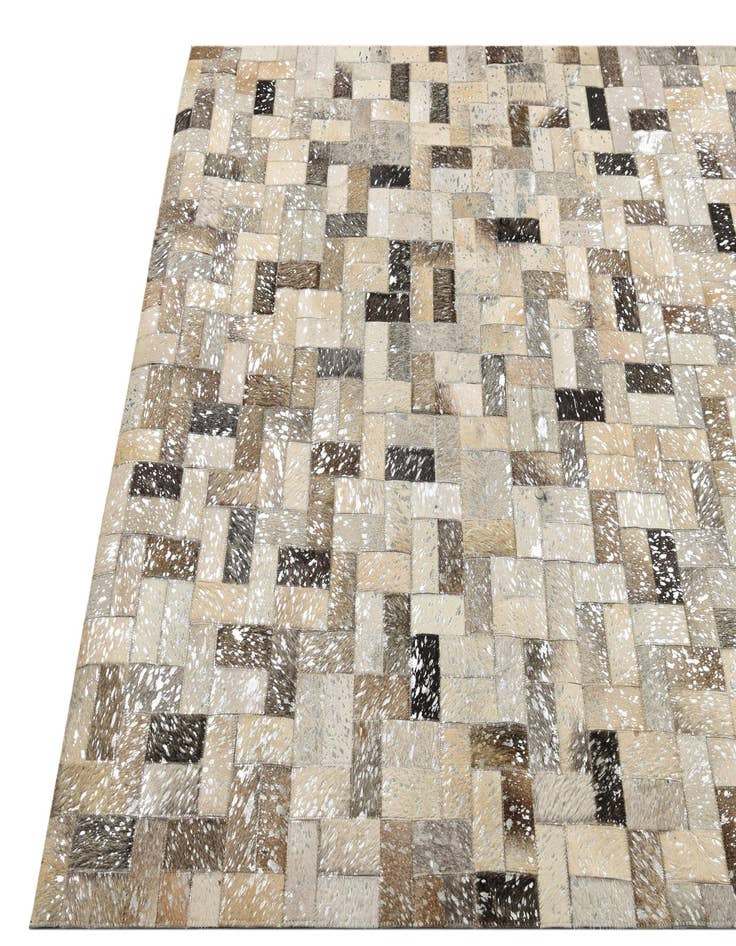 Detail image of  4' 8 x 6' 7 Cowhide Rug