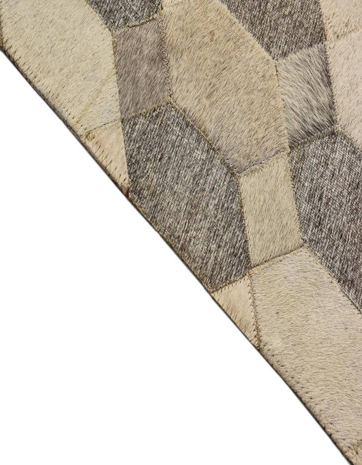Detail image of  5' 5 x 7' 9 Cowhide Rug