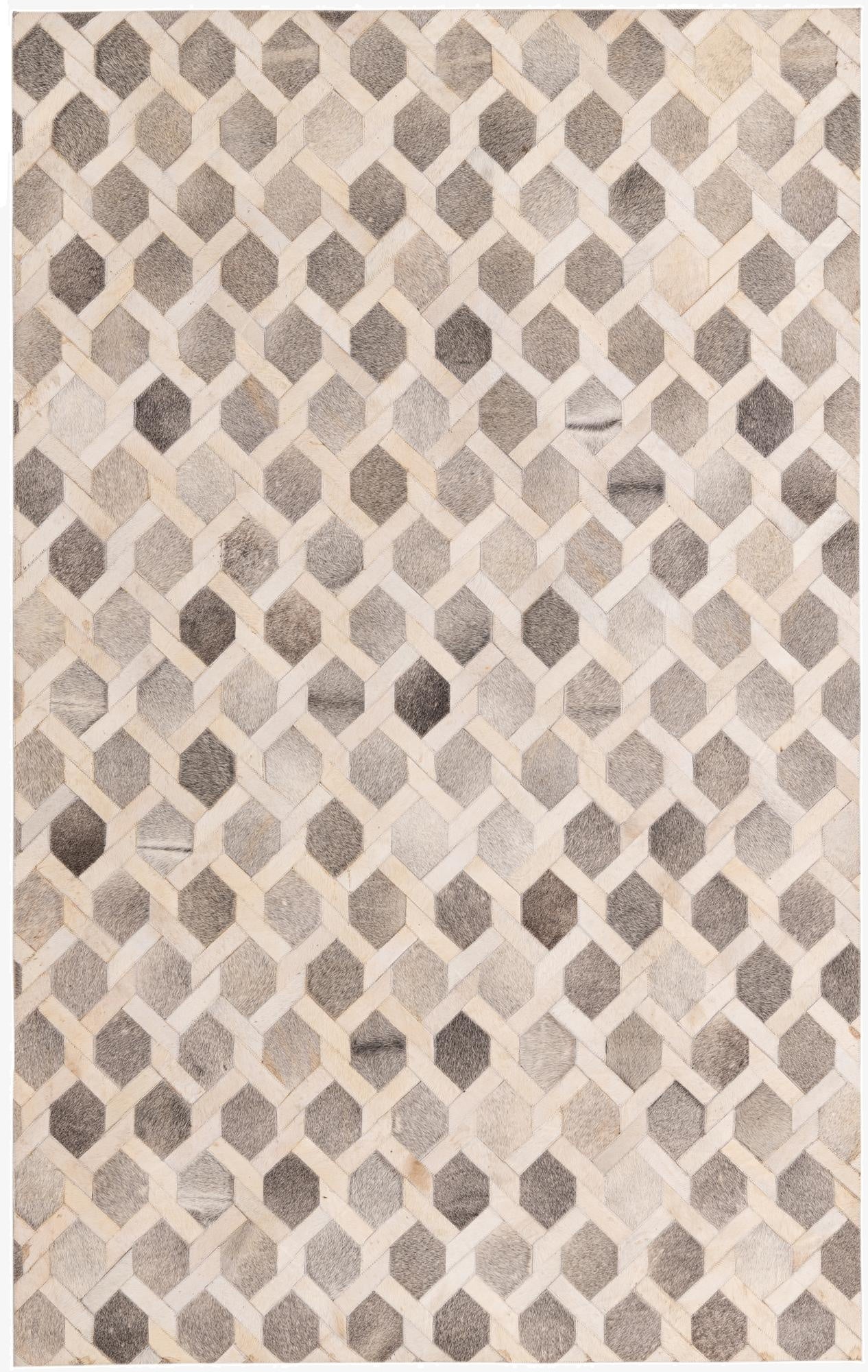  5' 1 x 8' Cowhide Rug
