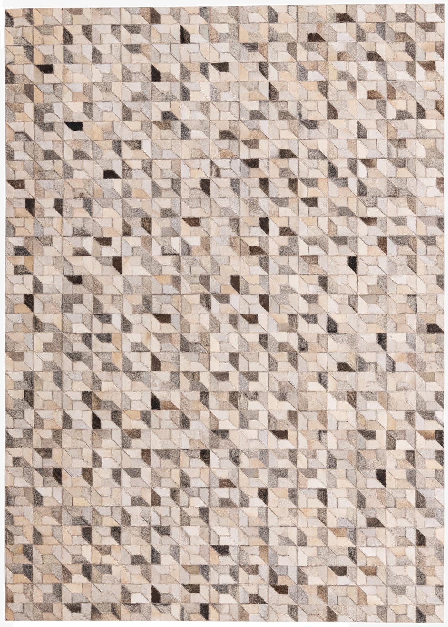  5' 4 x 7' 6 Cowhide Rug