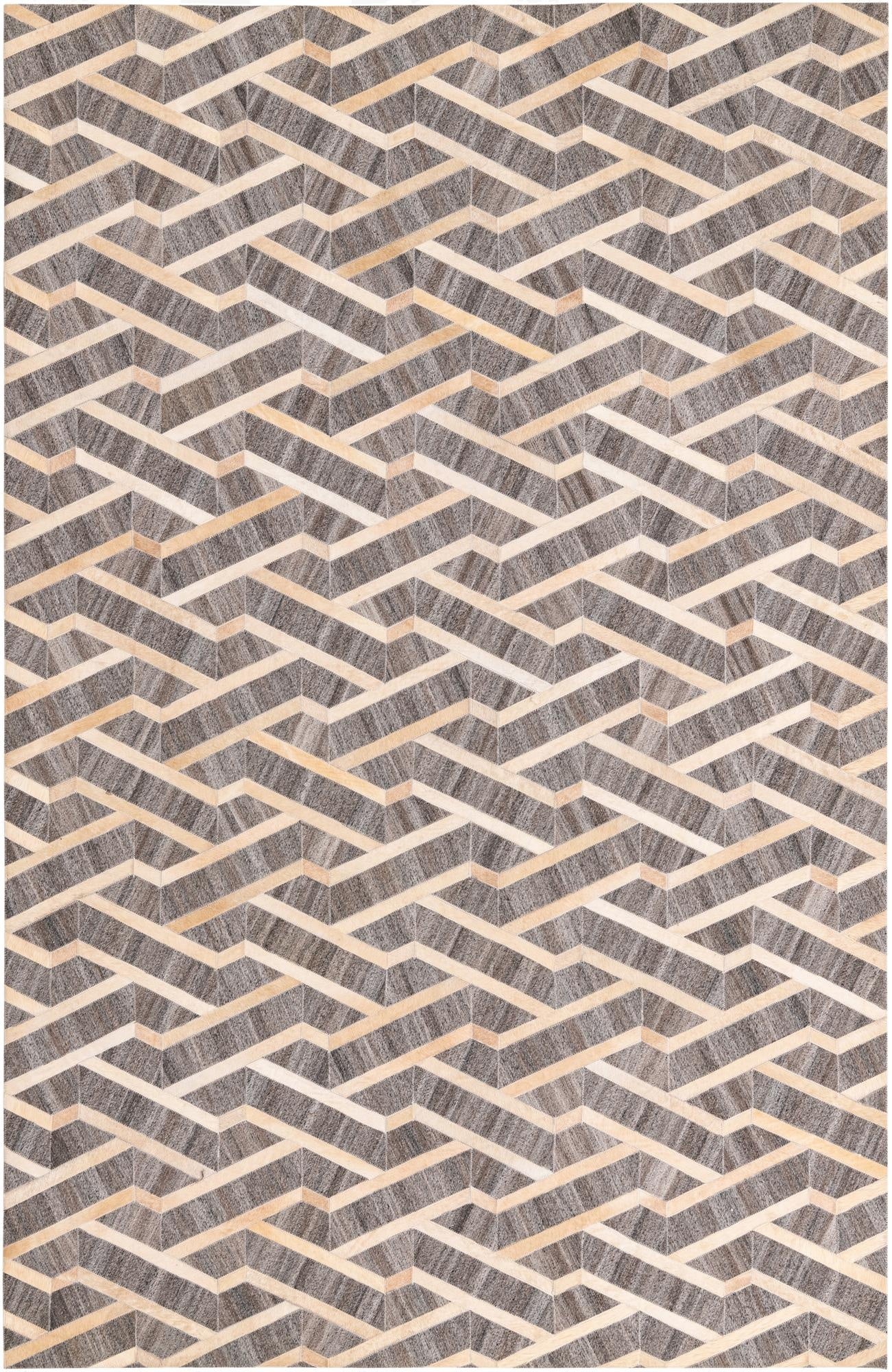  5' 2 x 8' Cowhide Rug