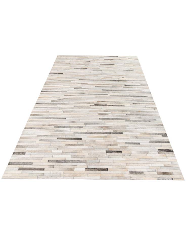 Detail image of  5' 1 x 8' Cowhide Stocks Rug