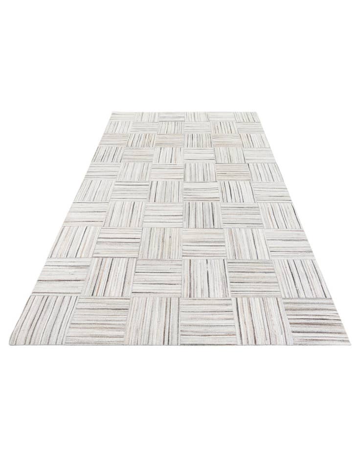 Detail image of  5' x 8' 2 Cowhide Stocks Rug