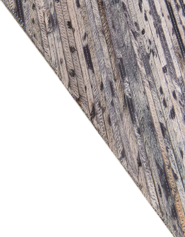 Detail image of  5' x 8' Cowhide Stocks Rug