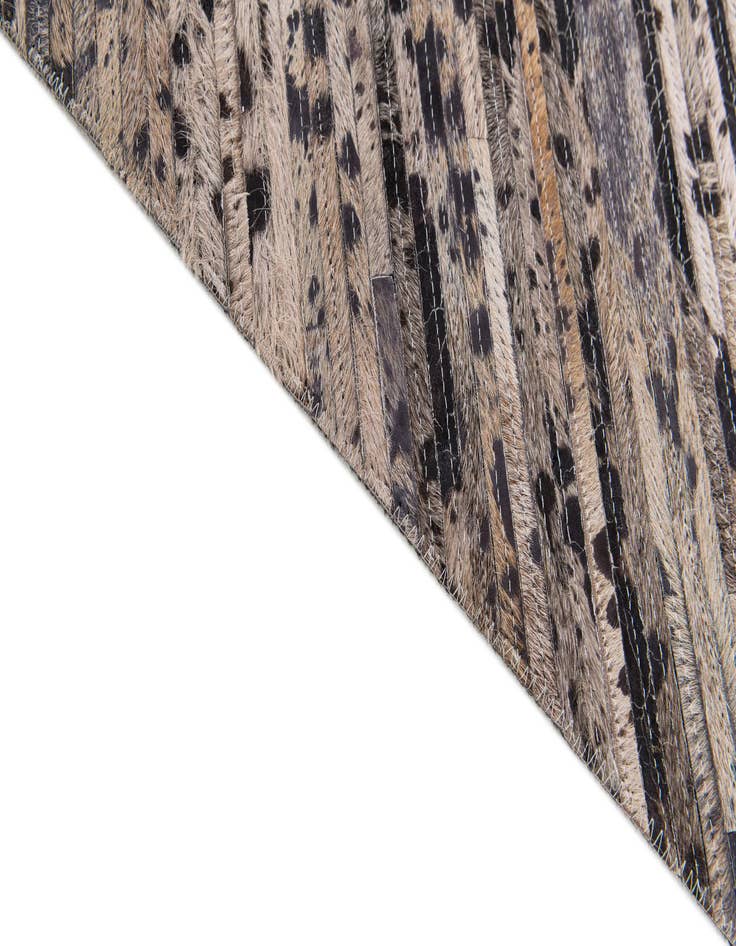 Detail image of  5' 1 x 8' 2 Cowhide Stocks Rug