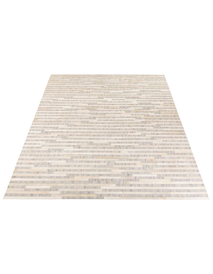 Detail image of  8' 1 x 9' 11 Cowhide Stocks Rug