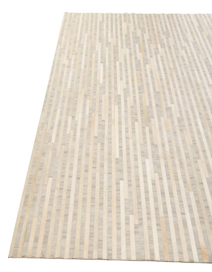 Detail image of  8' 1 x 9' 11 Cowhide Stocks Rug