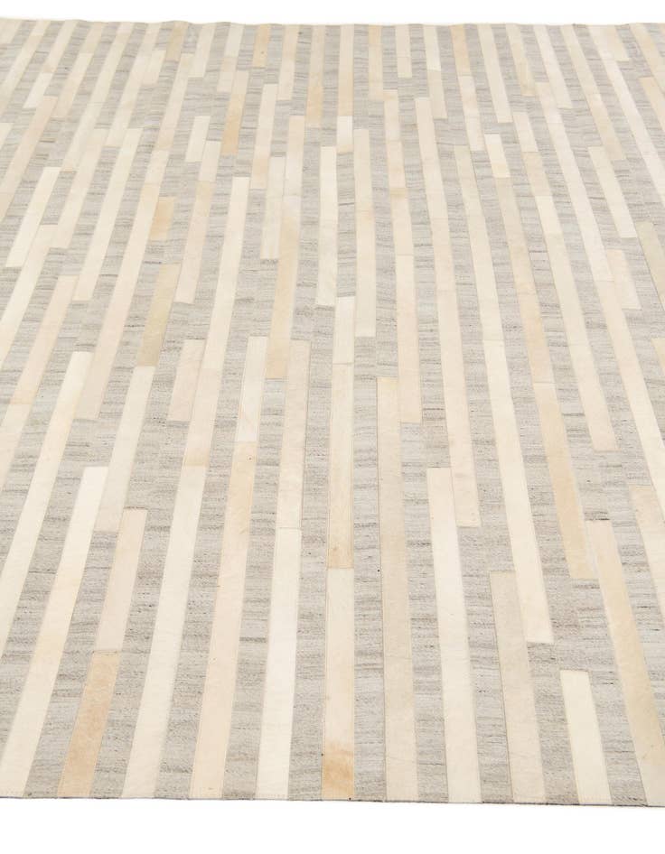 Detail image of  8' 1 x 9' 11 Cowhide Stocks Rug