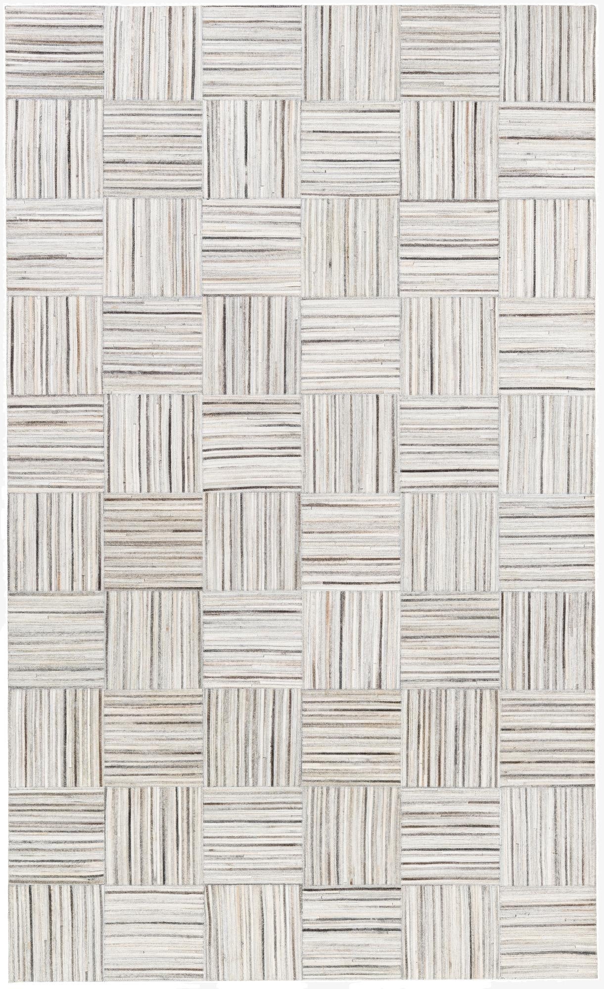  5' x 8' 2 Cowhide Stocks Rug