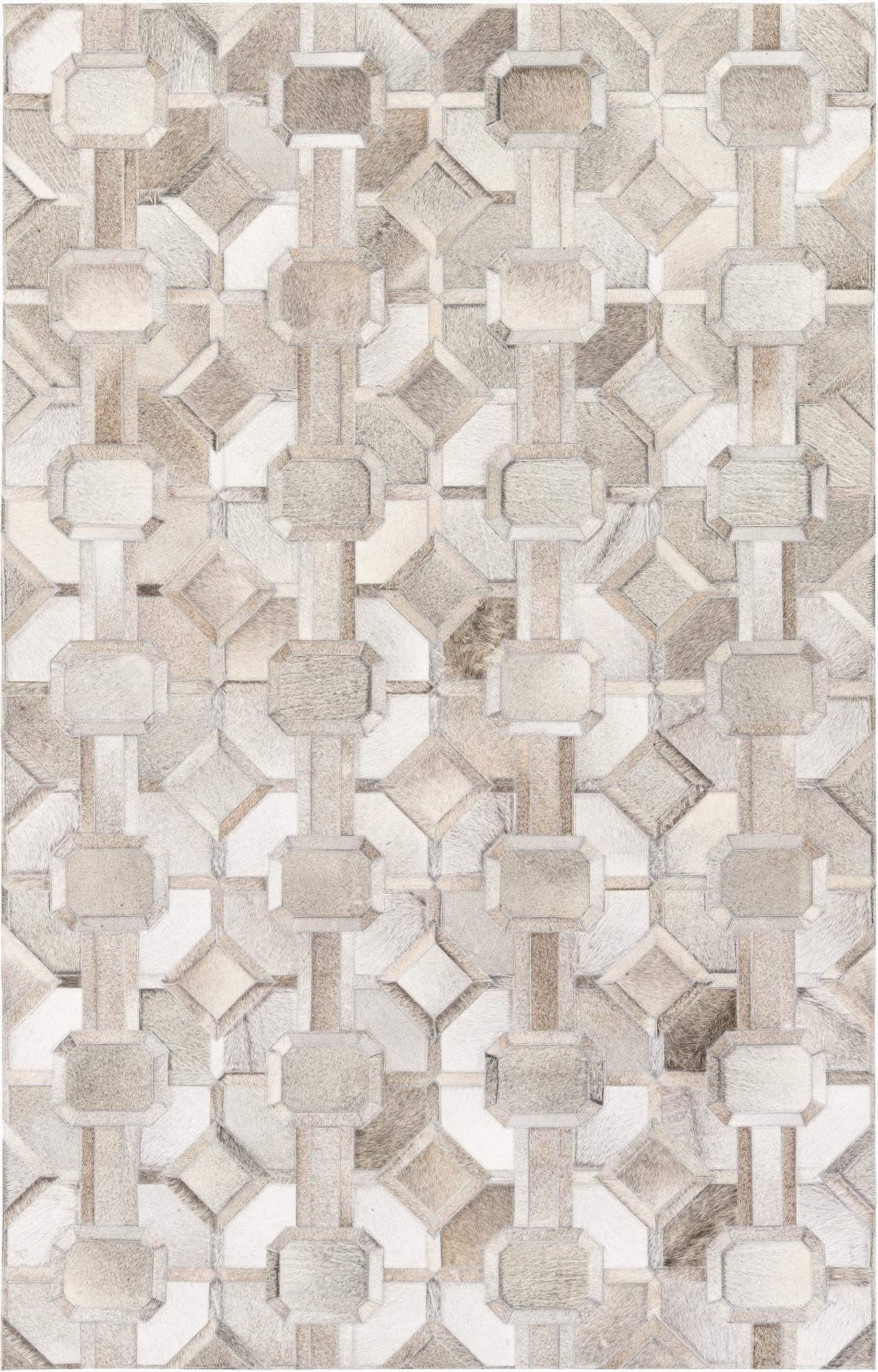  5' 1 x 7' 11 Cowhide Stocks Rug