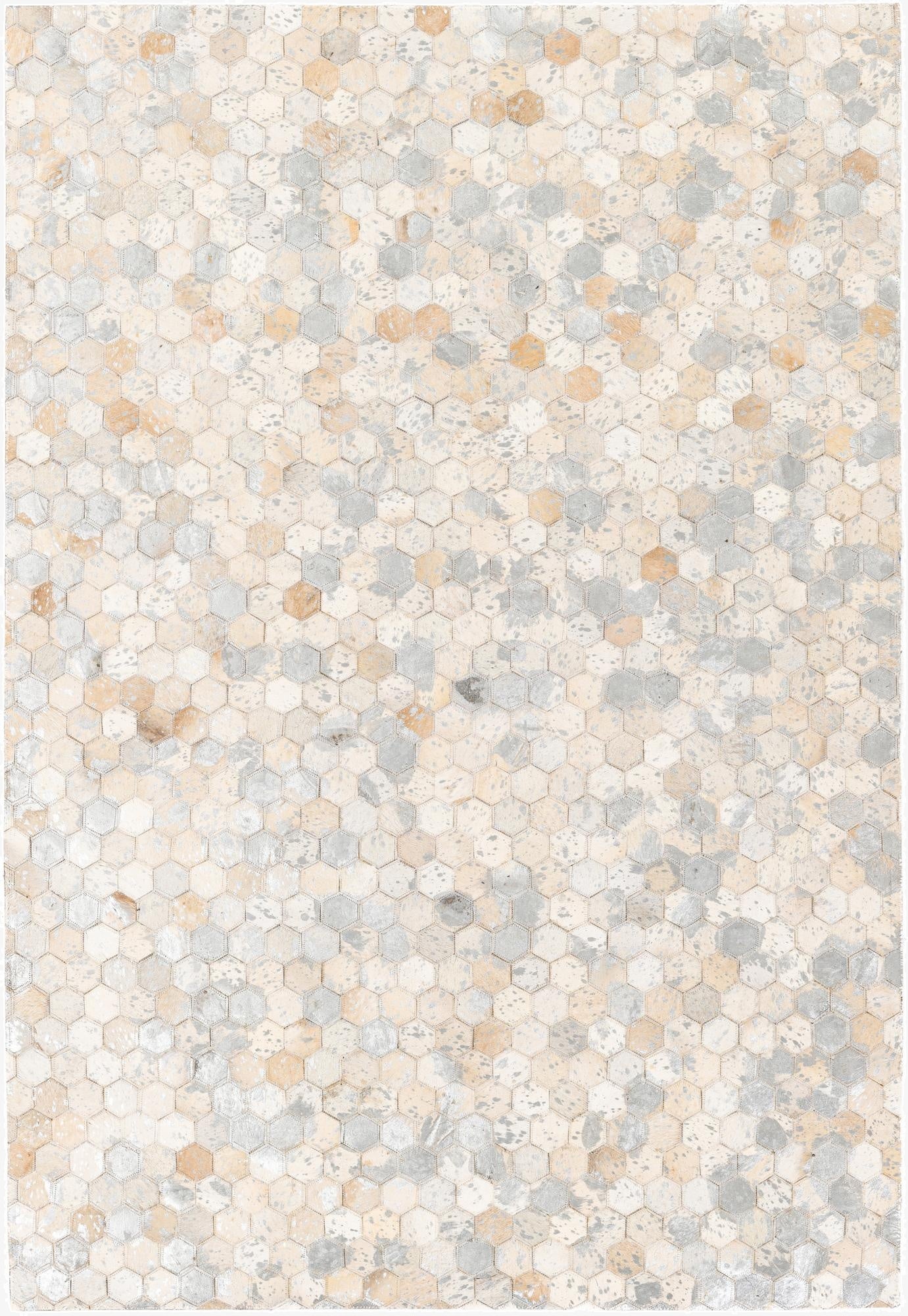  4' 1 x 6' 1 Cowhide Stocks Rug