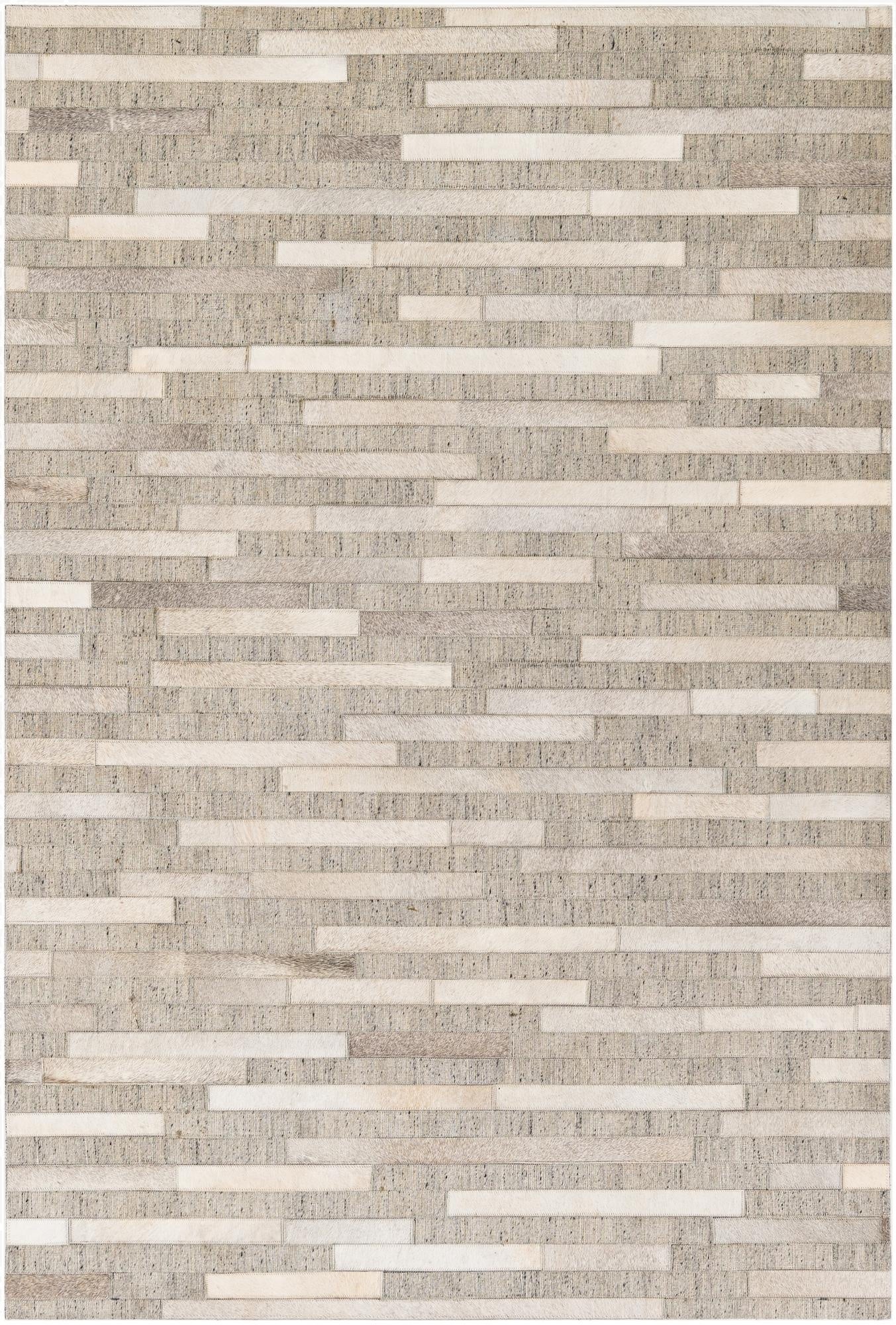  4' 1 x 6' 1 Cowhide Stocks Rug