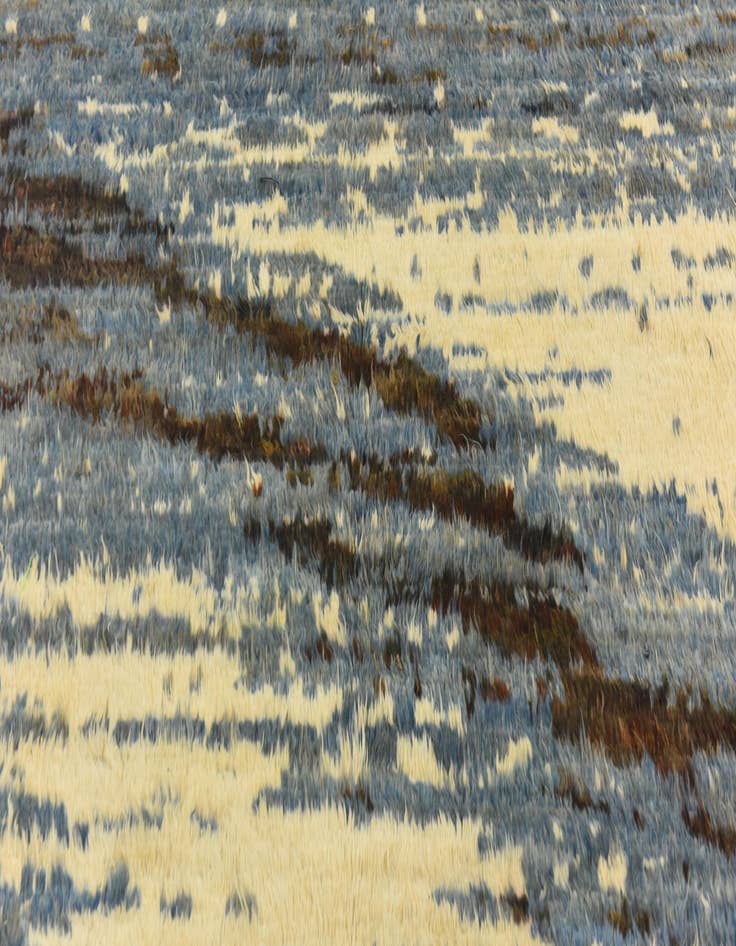 Detail image of  6' 7 x 9' 4  Hand Knotted Darya Wool Rug