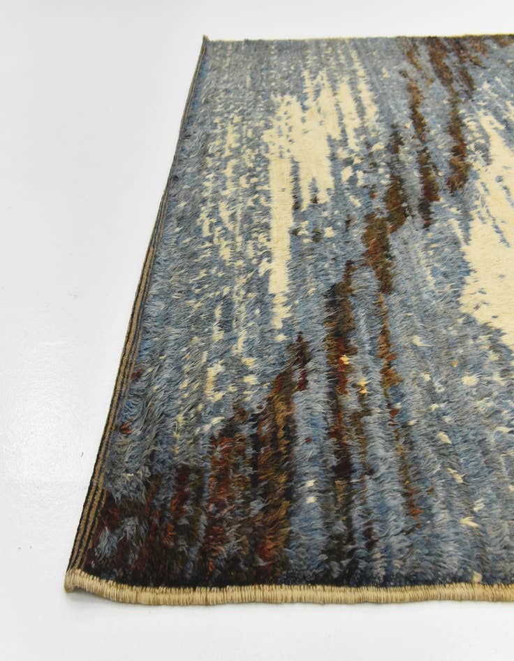 Detail image of  6' 7 x 9' 4  Hand Knotted Darya Wool Rug