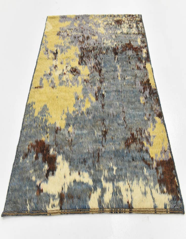 Detail image of  5' x 6' 1  Hand Knotted Darya Wool Rug