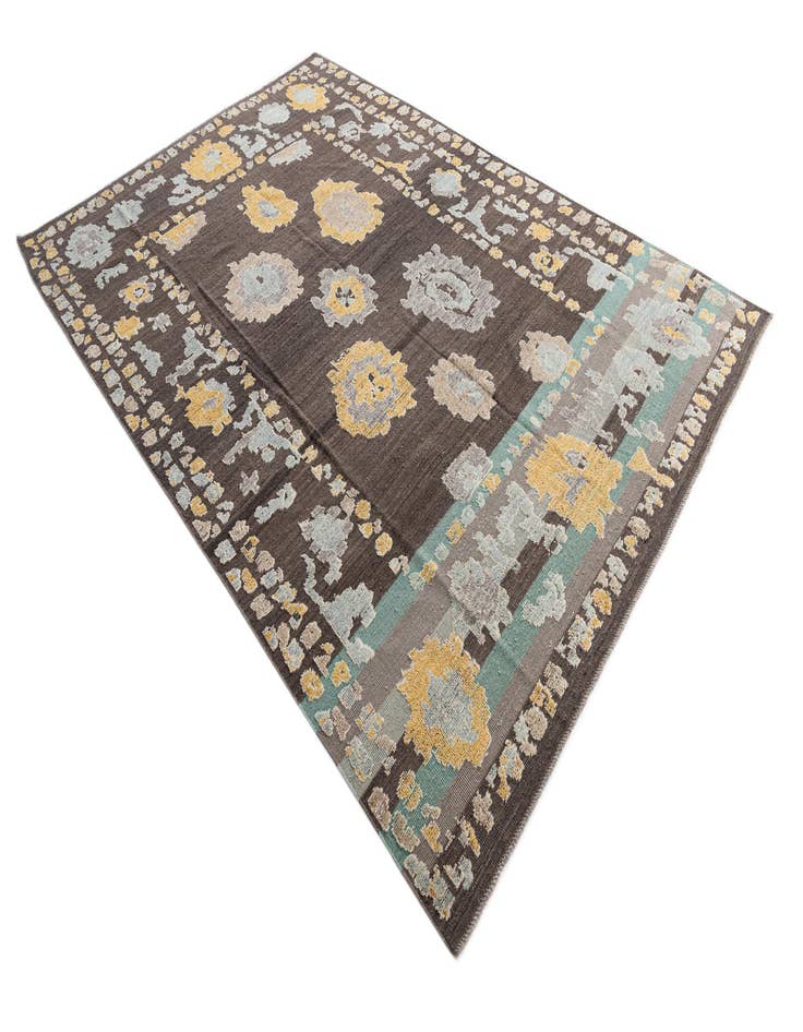 Detail image of  10' x 14' 6  Hand Knotted Darya Wool Rug