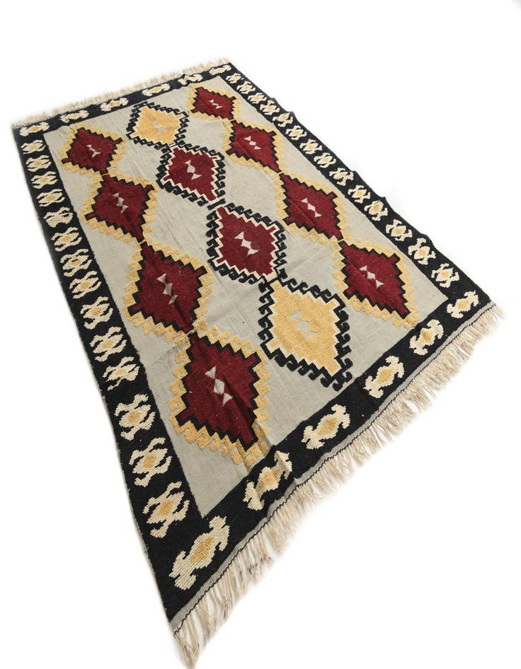 Detail image of  7' 10 x 10' 7  Hand Knotted Darya Wool Rug