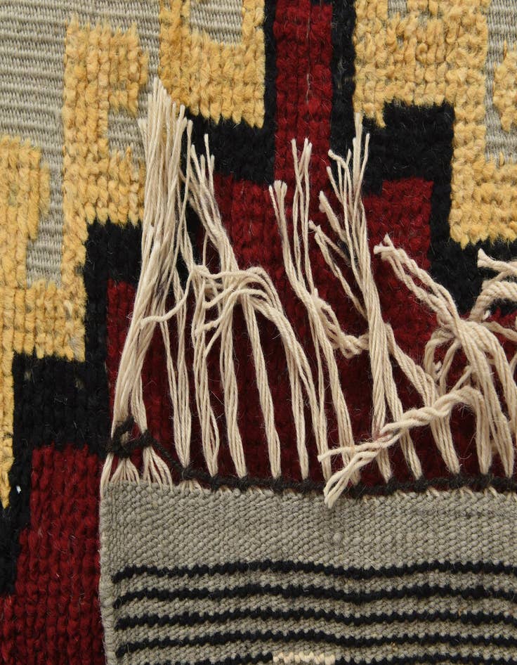 Detail image of  7' 10 x 10' 7  Hand Knotted Darya Wool Rug