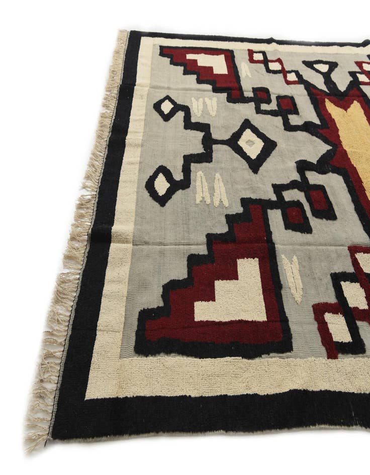 Detail image of  8' 7 x 12'  Hand Knotted Darya Wool Rug