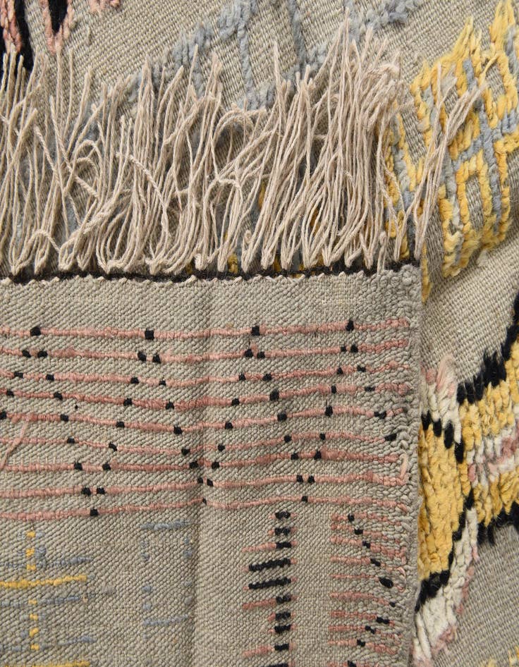 Detail image of  7' 10 x 10' 5  Hand Knotted Darya Wool Rug