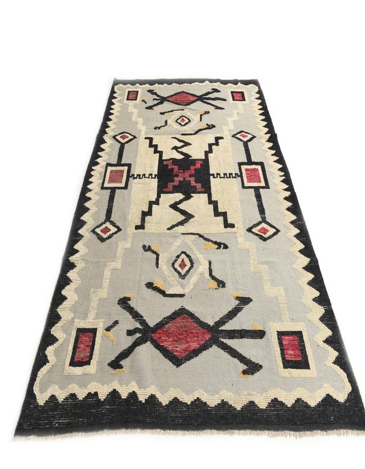 Detail image of  7' 10 x 10' 10  Hand Knotted Darya Wool Rug