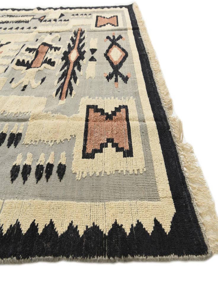 Detail image of  8' x 10' 6  Hand Knotted Darya Wool Rug