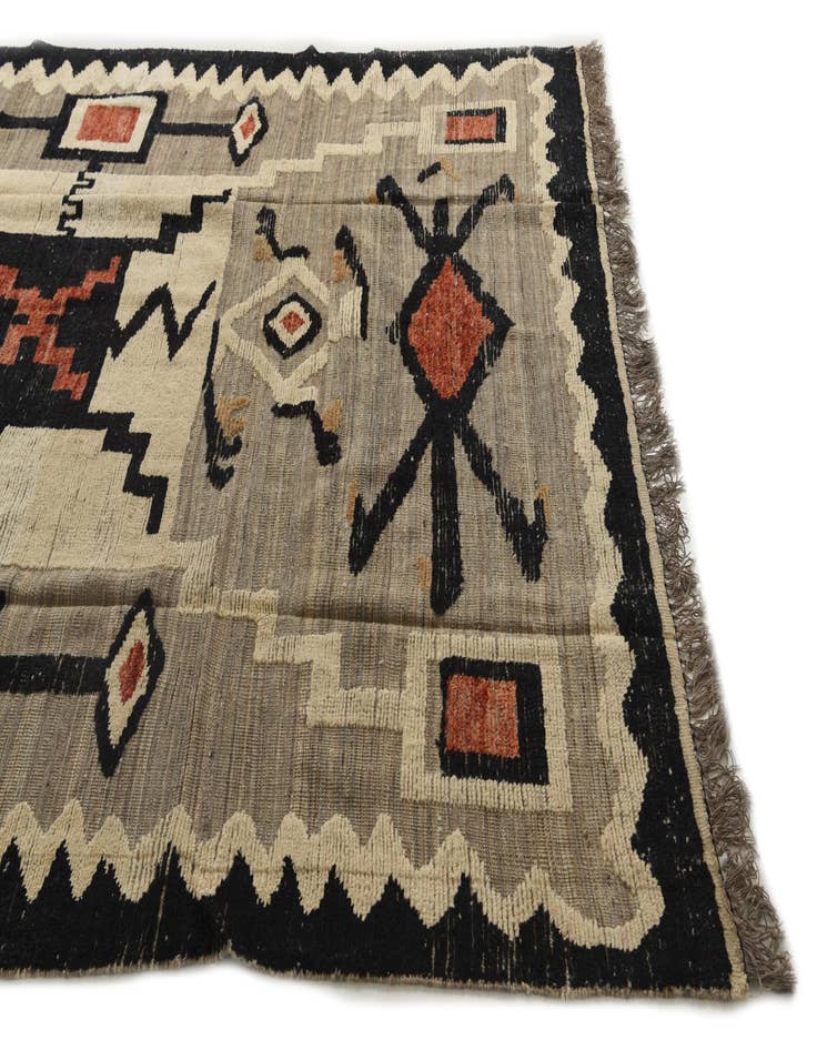 Detail image of  7' 10 x 11' 2  Hand Knotted Darya Wool Rug