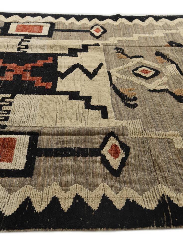 Detail image of  7' 10 x 11' 2  Hand Knotted Darya Wool Rug