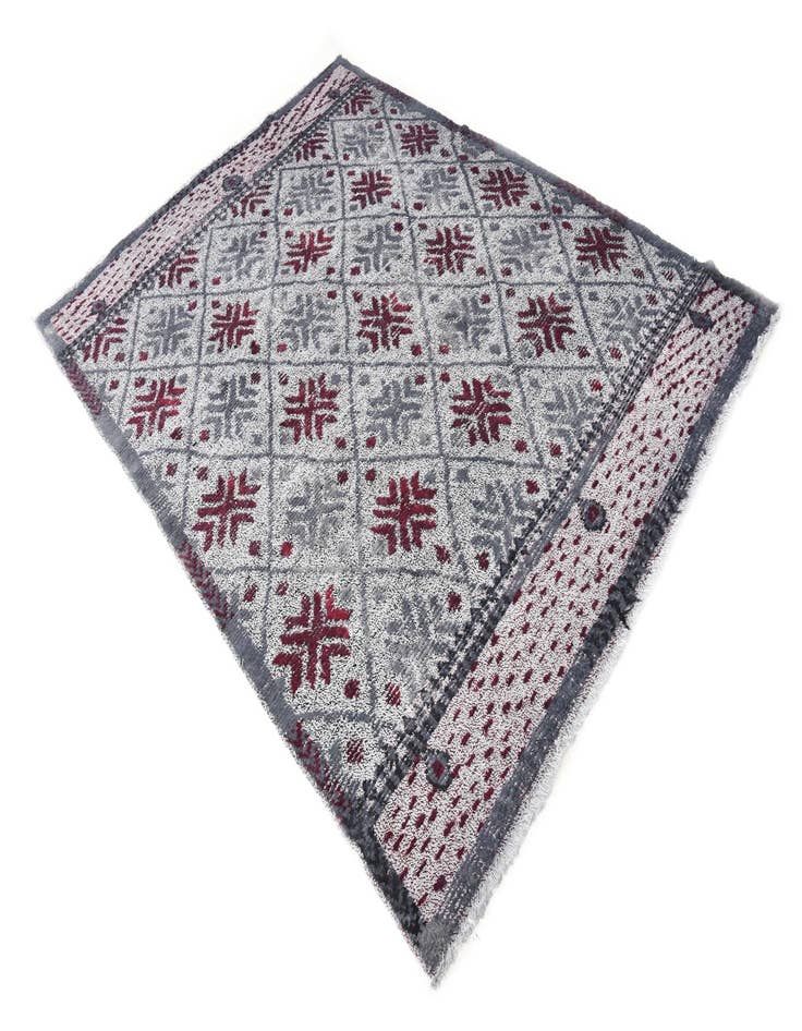 Detail image of  5' 9 x 8' 1  Hand Knotted Darya Wool Rug