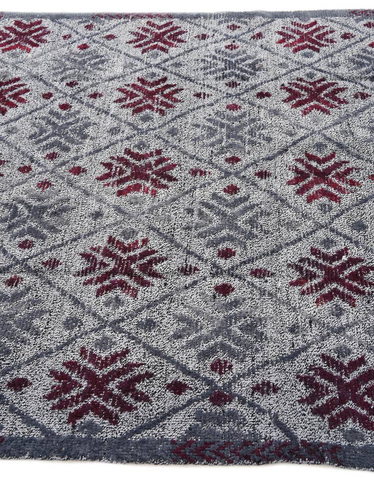 Detail image of  5' 9 x 8' 1  Hand Knotted Darya Wool Rug