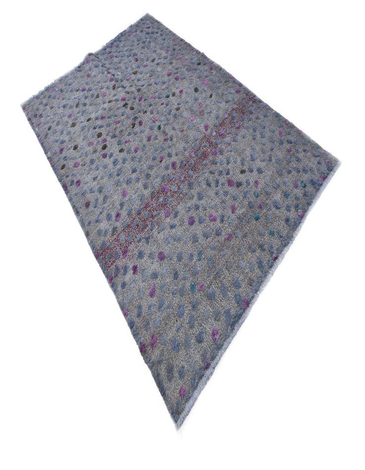 Detail image of  5' 3 x 8' 2  Hand Knotted Darya Wool Rug