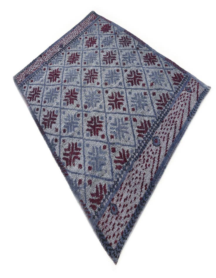 Detail image of  5' 10 x 8'  Hand Knotted Darya Wool Rug