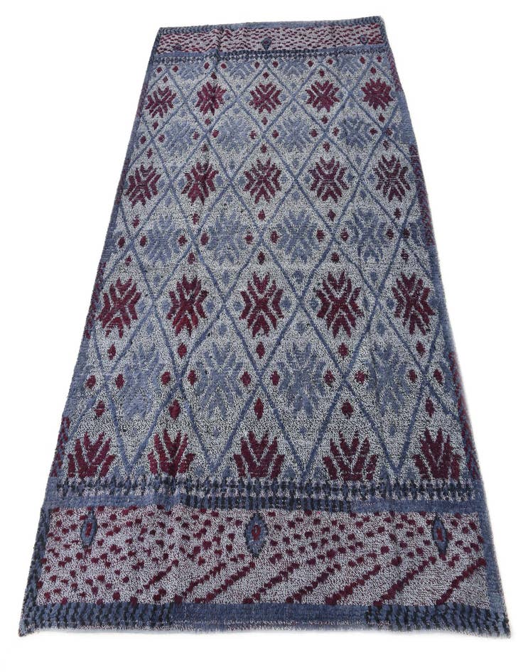 Detail image of  5' 10 x 8'  Hand Knotted Darya Wool Rug