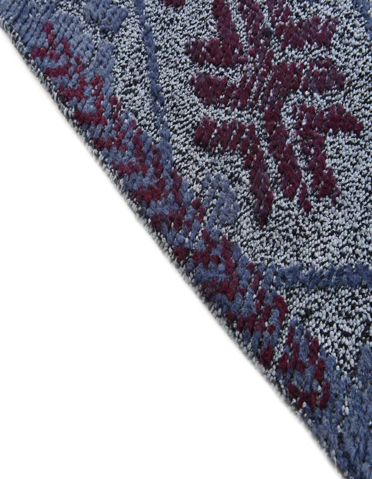 Detail image of  5' 10 x 8'  Hand Knotted Darya Wool Rug