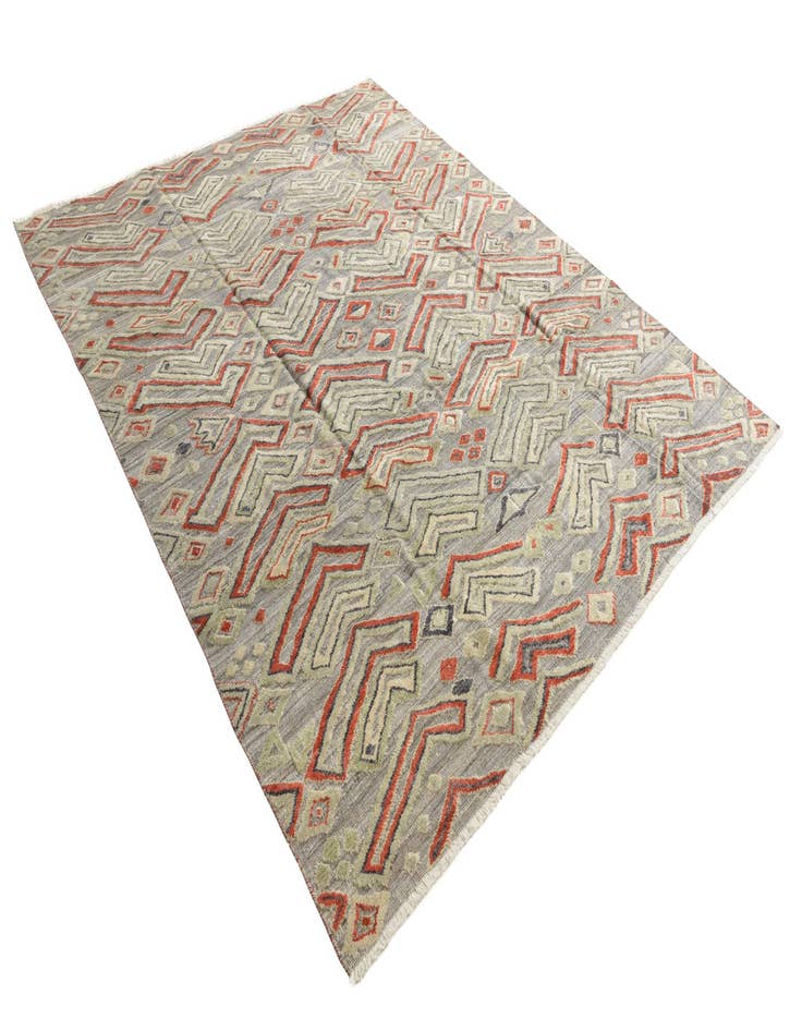 Detail image of  8' 2 x 10' 2  Hand Knotted Darya Wool Rug