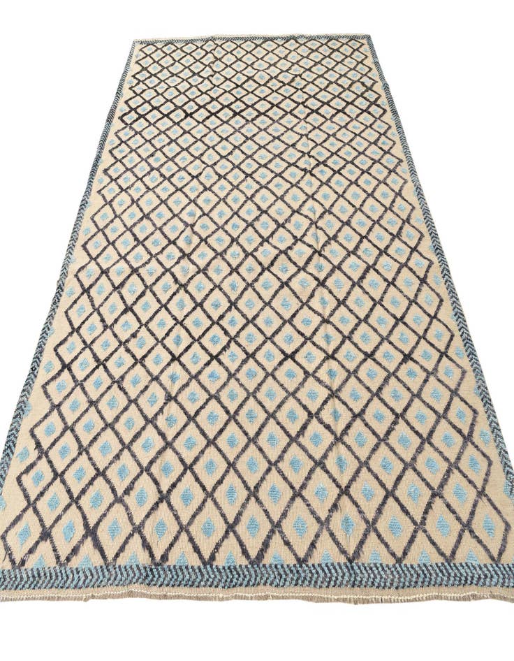 Detail image of  8' 1 x 10' 1  Hand Knotted Darya Wool Rug