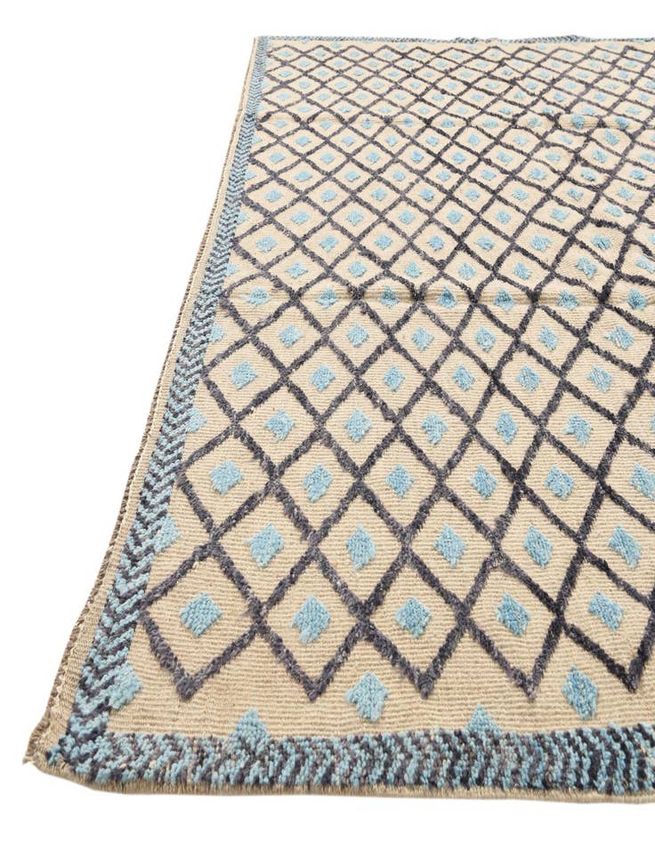 Detail image of  8' 1 x 10' 1  Hand Knotted Darya Wool Rug