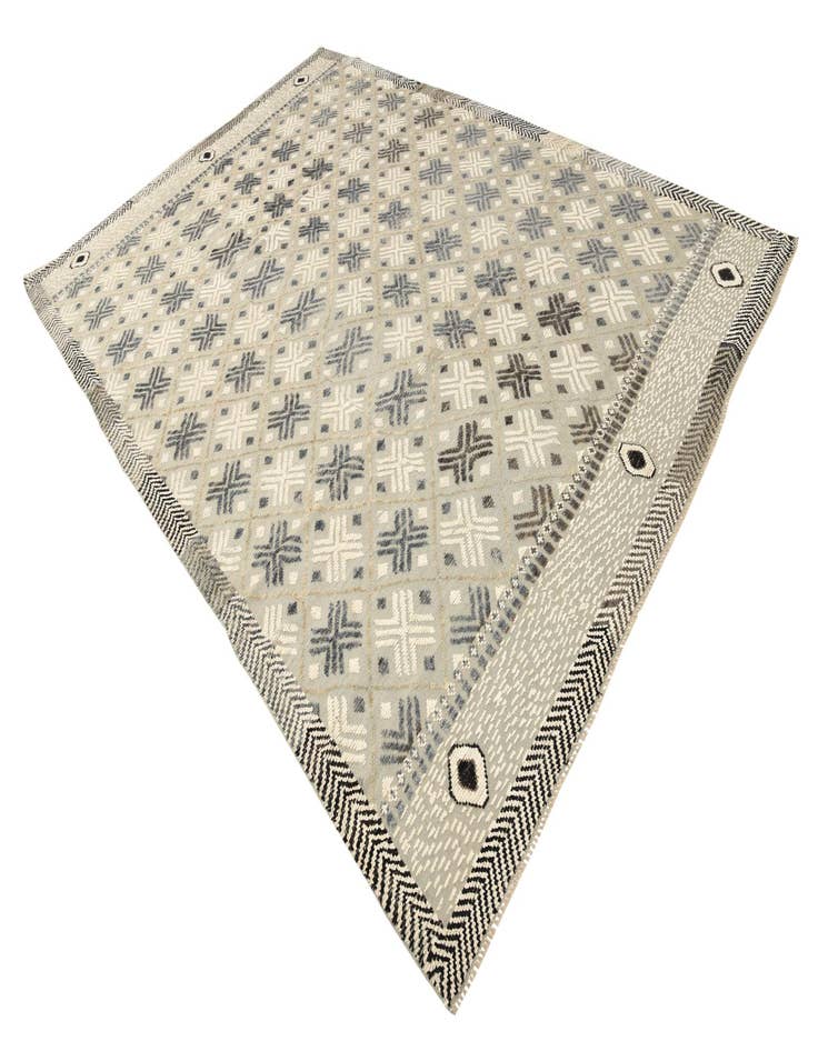 Detail image of  8' 10 x 12' 6  Hand Knotted Darya Wool Rug