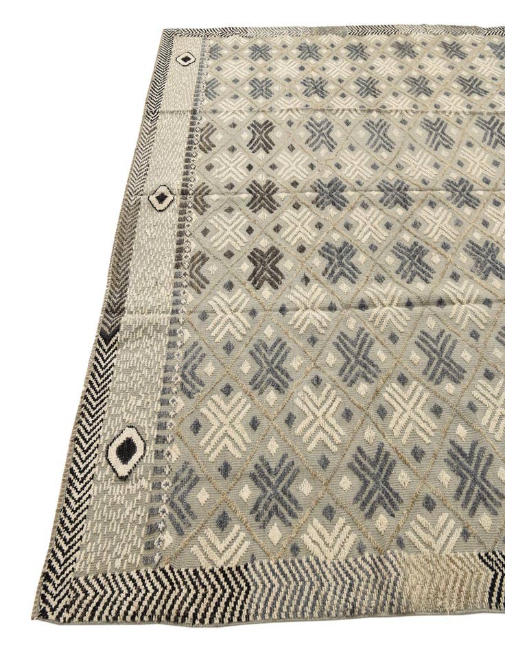 Detail image of  8' 10 x 12' 6  Hand Knotted Darya Wool Rug