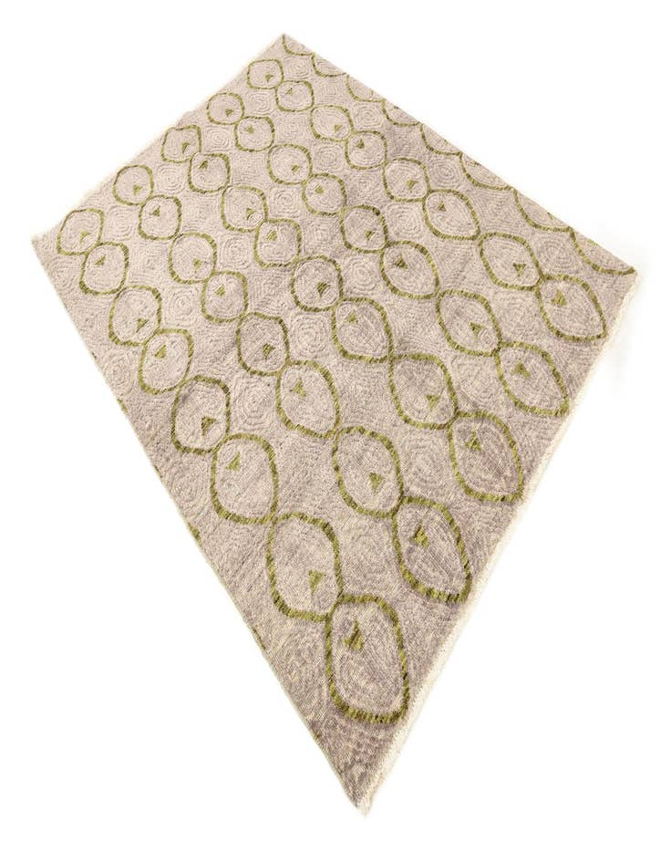 Detail image of  5' 8 x 7' 11  Hand Knotted Darya Wool Rug