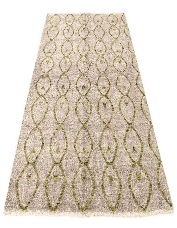 Detail image of  5' 8 x 7' 11  Hand Knotted Darya Wool Rug