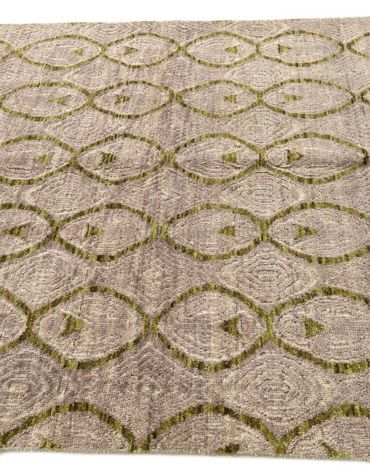 Detail image of  5' 8 x 7' 11  Hand Knotted Darya Wool Rug