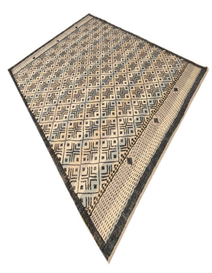 Detail image of  9' x 12' 8  Hand Knotted Darya Wool Rug