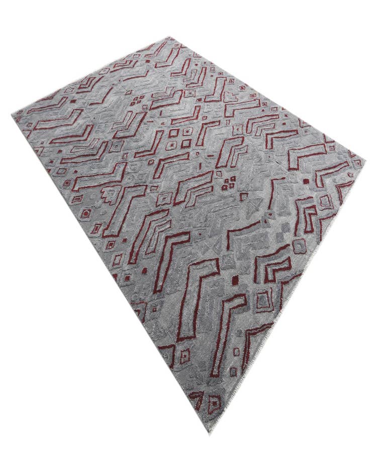 Detail image of  8' x 10' 1  Hand Knotted Darya Wool Rug