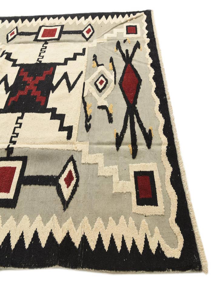 Detail image of  7' 8 x 10' 6  Hand Knotted Darya Wool Rug