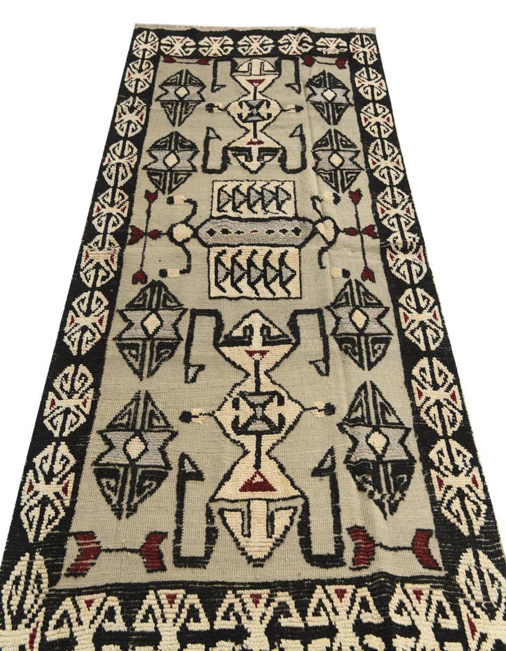 Detail image of  5' 2 x 8' 8  Hand Knotted Darya Wool Rug